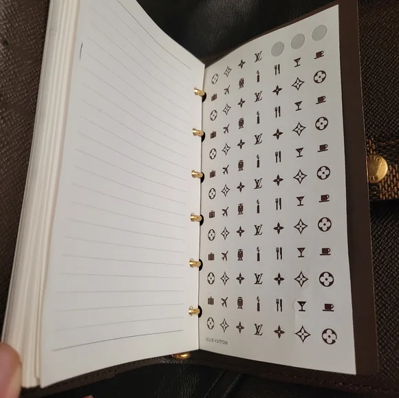 Authentic Louis Vuitton Damier Ebene agenda. - Picture 8 of 11